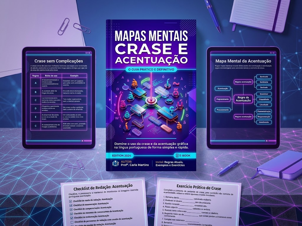 Mapas Mentais Exclusivos: Crase e Acentuação