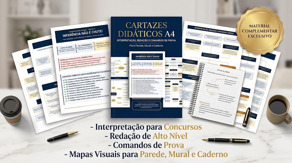 Cartazes Didáticos A4 para Parede/Mural